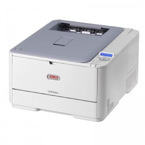 OKI C310dn Duplex Network Color Laser Printer - 1200x600dpi 22 แผ่น/นาที 