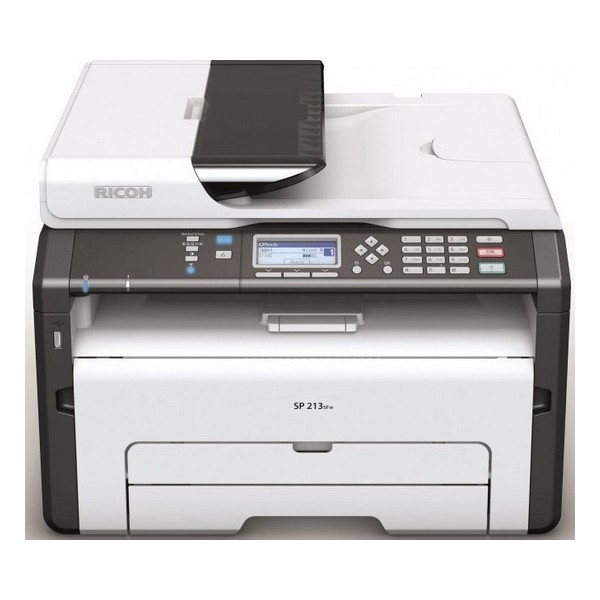 Ricoh Aficio SP 213SFNw Wireless Black and White Multifunction Laser